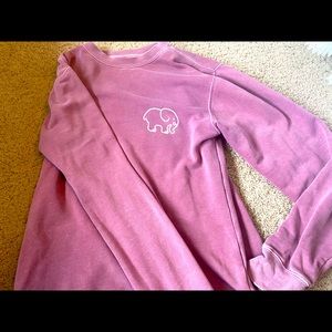 Purple Ivory Ella Crewneck